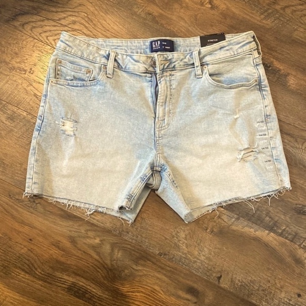 NWT GAP Denim shorts size 14
